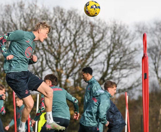 Swansea´s senaste träningspass inför lördagsmatchen