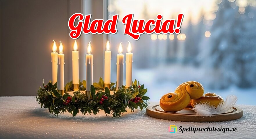 Glad Lucia till alla besökare från Speltipsochdesign.se