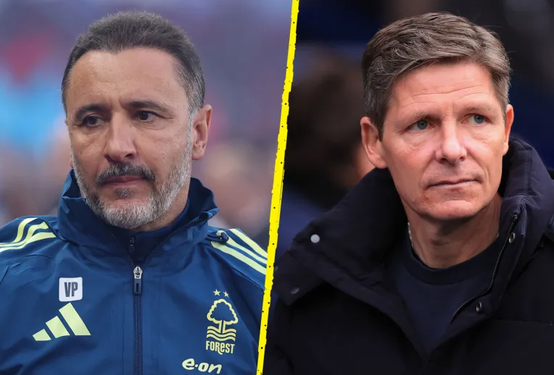 Vitor Pereira ut vs Oliver Glasner in