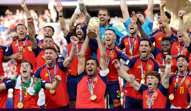Spanien är världsmästare i fotboll 2026