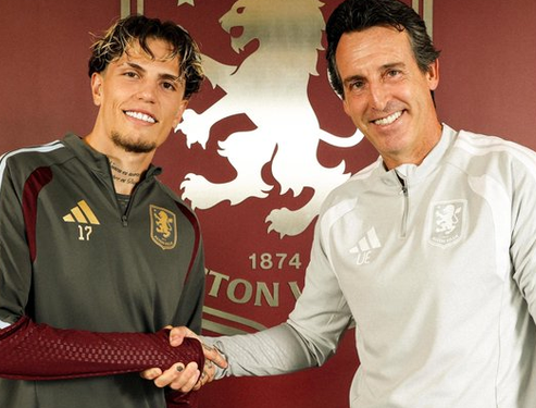 Alejandro Garnacho till Aston Villa