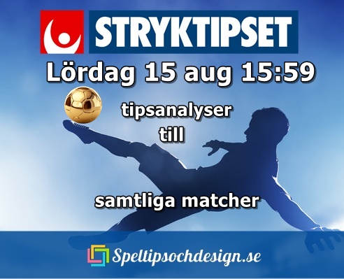 Bolagsspel Stryktipset Lördagar med Speltipsochdesign.se
