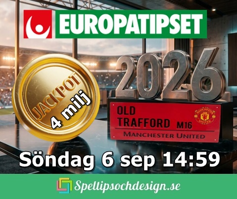 Bolagsspel Europatipset Söndagar med Speltipsochdesign.se