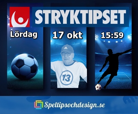 Bolagsspel Stryktipset Lördagar med Speltipsochdesign.se
