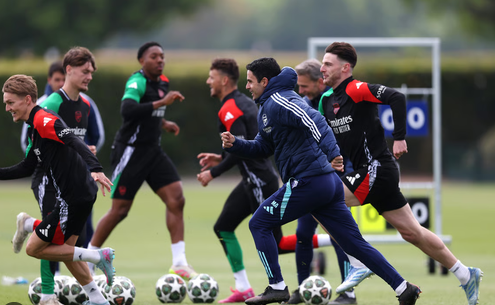 Arsenal i förberedelser inför mötet mot Nottingham