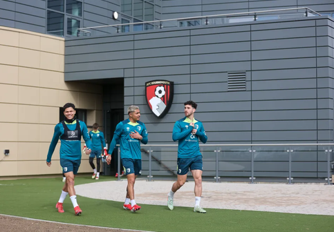 Bournemouth på vg till återhämtningsträning efter veckans match mot Sturm Graz