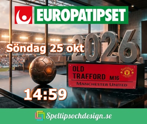Bolagsspel Europatipset Söndagar med Speltipsochdesign.se