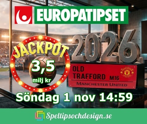 Bolagsspel Europatipset Söndagar med Speltipsochdesign.se